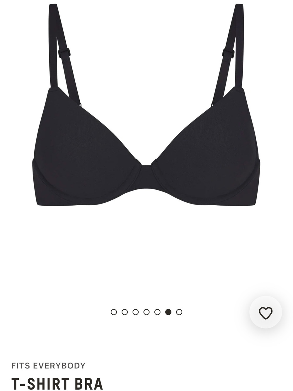 Skims fits everybody tshirt bra size 36D